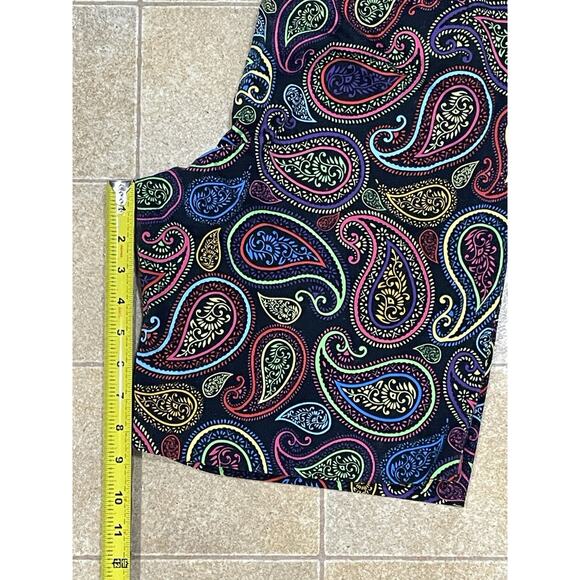 Royal & Awesome Men's Size 32 Paisley Shorts Outdoor Golf Wear -Tee Holder EUC! - Picture 5 of 16